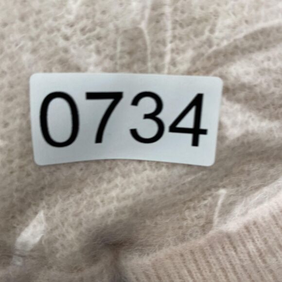 Vince Sweater Womens Small Blush Pink Alpaca Mohair Blend Soft Fuzzy Cozycore - Picture 10 of 10